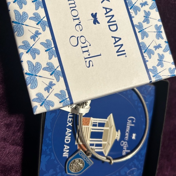 ALEX AND ANI Gilmore Girls Chilton Charm Bangle in Blue - Picture 2 of 2